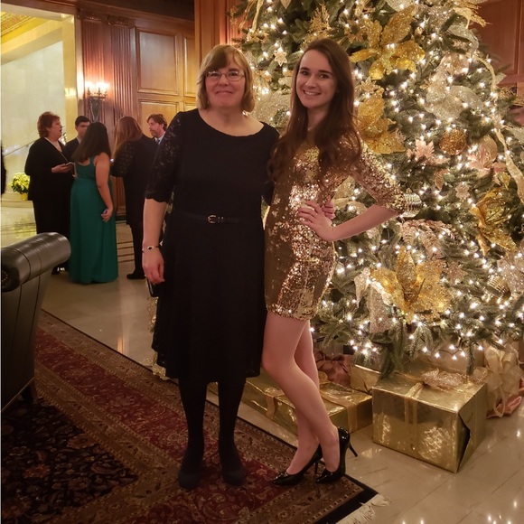 Lulus Pass the Champagne Light Gold Sequin Bodycon Dress (XS) - Picture 2 of 7